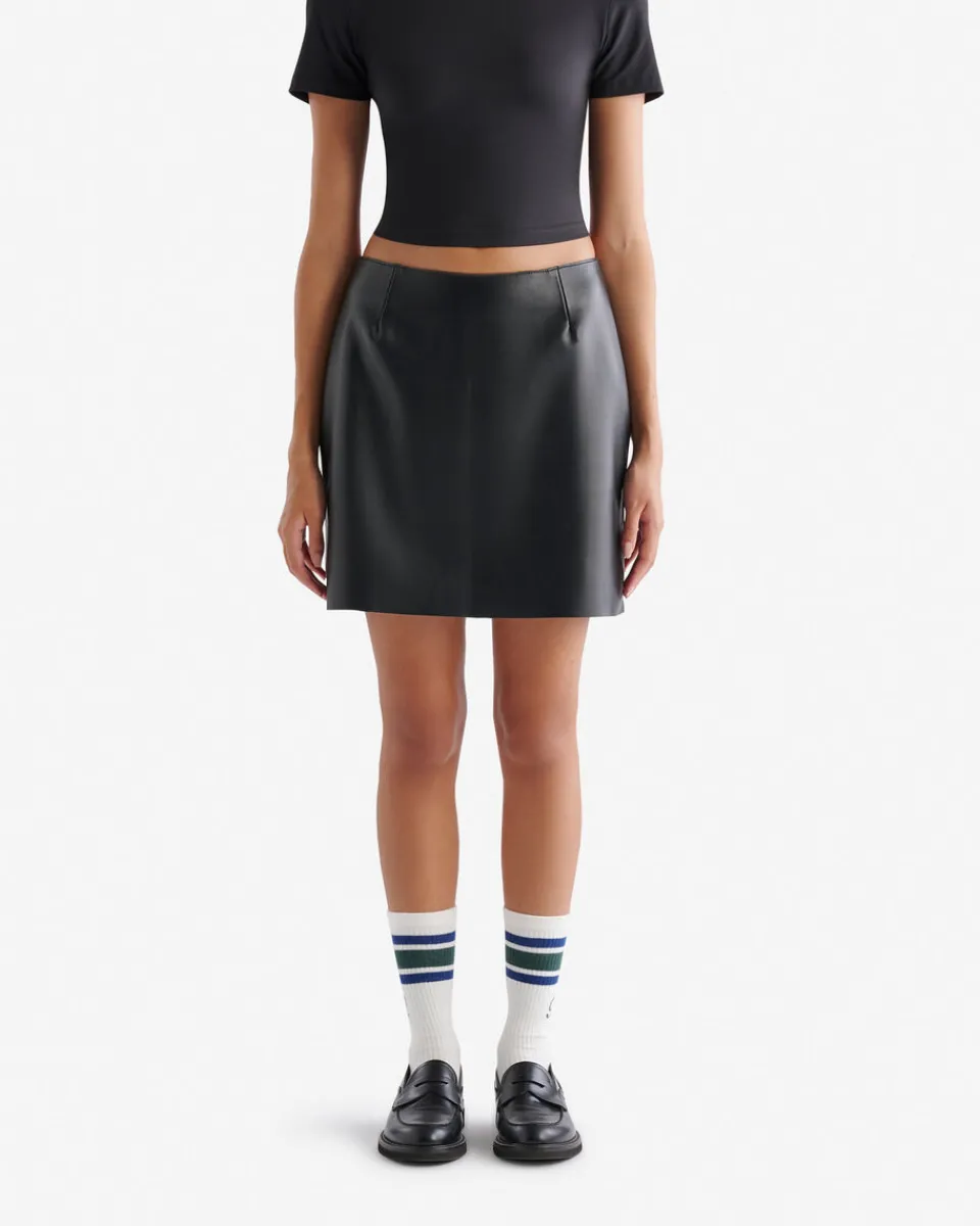 Roots Short Leather Skirt*Women Bottoms|Dresses & Skirts