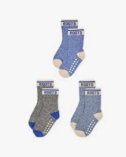 Roots Toddler Cabin Ankle Sock 3 Pack*Kids Accessories