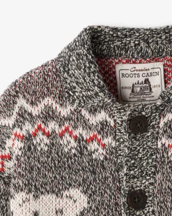 Roots Toddler Cabin Fair Isle Cardigan*Kids Tops