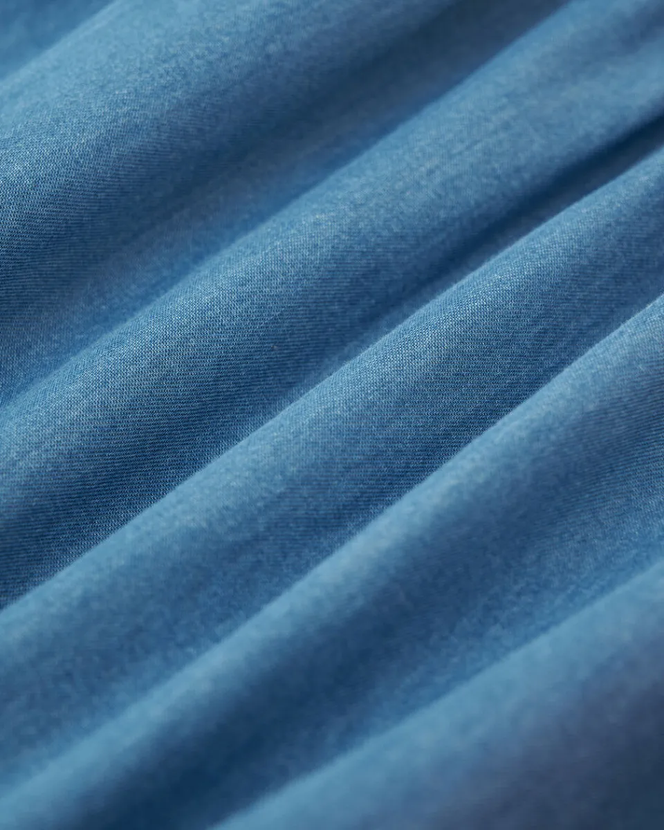 Roots Toddler Girls Chambray Ruffle Dress*Kids Dresses