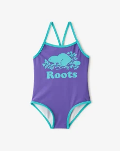 Roots Toddler Girls Cooper One Piece Swimsuit*Kids Swim