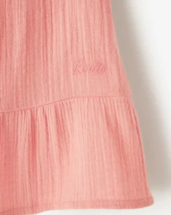 Roots Toddler Girls Crinkle Ruffle Dress*Kids Dresses