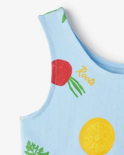 Roots Toddler Girls Garden Print Tank Dress*Kids Dresses