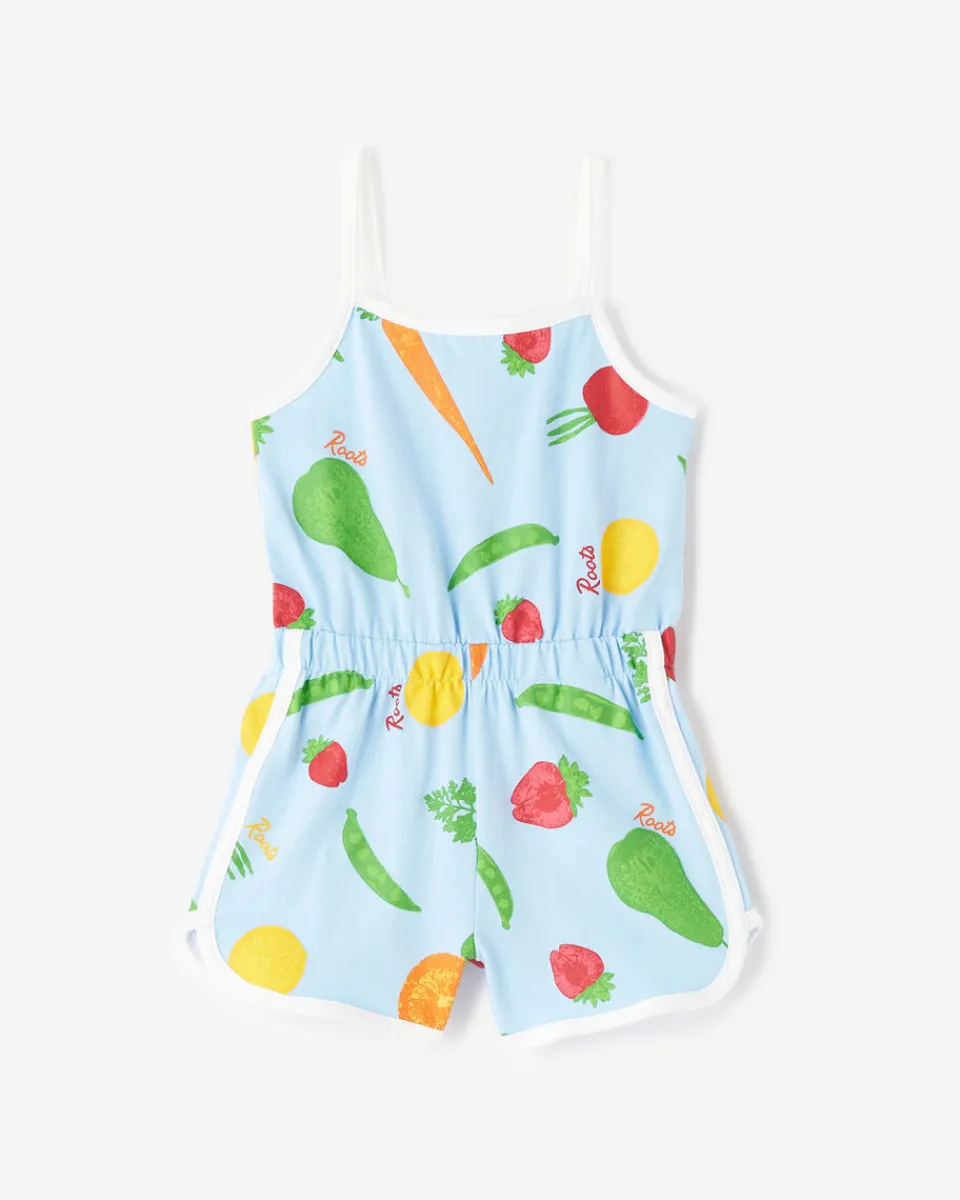 Roots Toddler Girls Garden Print Romper*Kids Dresses