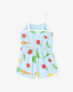 Roots Toddler Girls Garden Print Romper*Kids Dresses