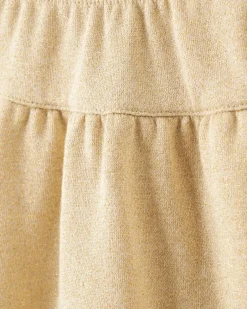 Roots Toddler Girls Gold Sparkle Skirt*Kids Dresses