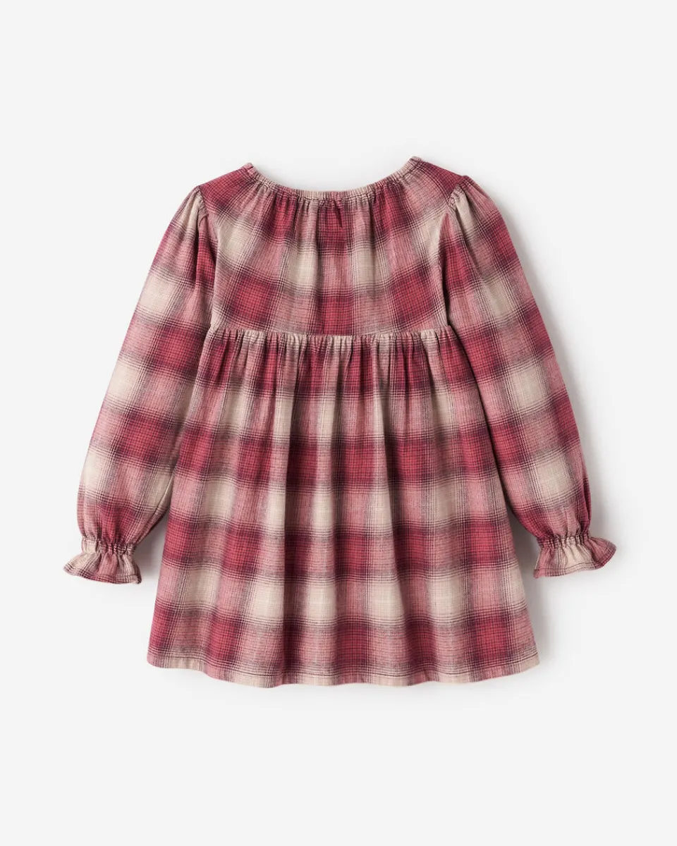 Roots Toddler Girls Plaid Babydoll Dress*Kids Dresses