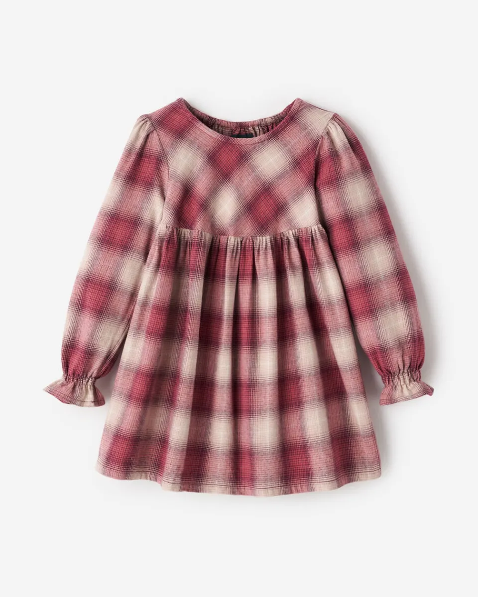 Roots Toddler Girls Plaid Babydoll Dress*Kids Dresses