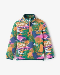 Roots Toddler Microfleece Half Zip Stein*Kids Jackets & Outerwear