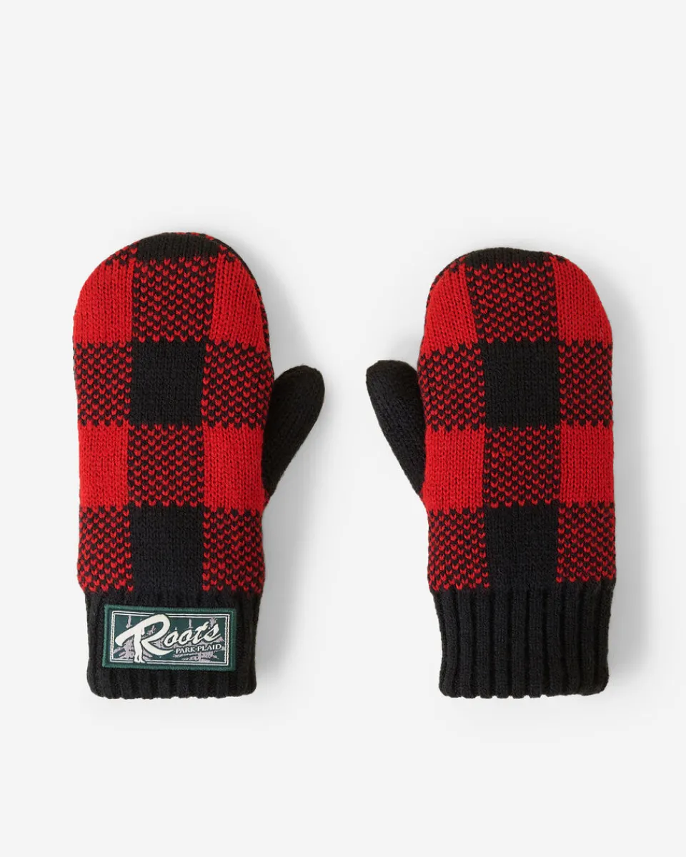 Roots Toddler Park Plaid Mitten*Kids Accessories