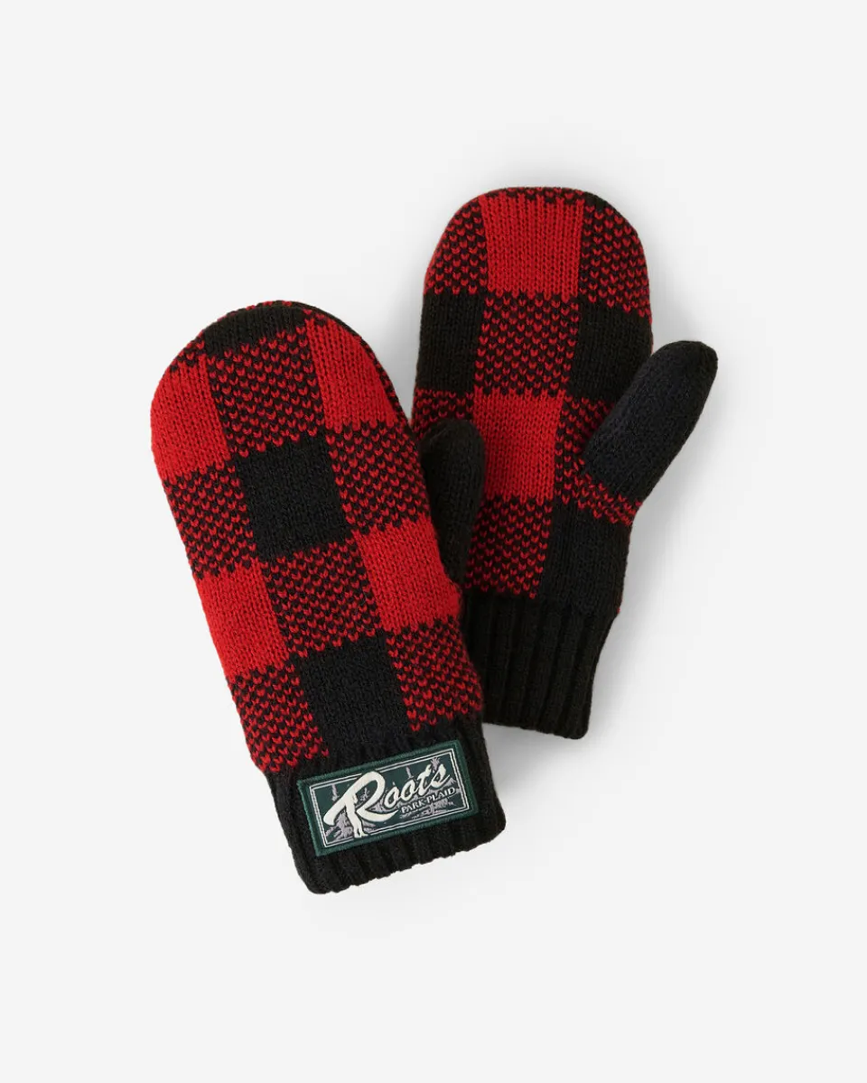 Roots Toddler Park Plaid Mitten*Kids Accessories