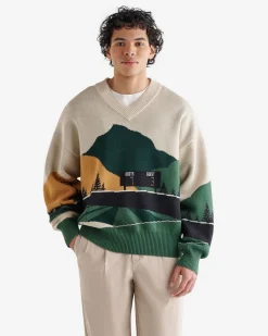 Roots True Nature Of Sport Mountain V-Neck Sweater* Sweaters & Cardigans