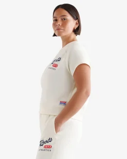 Roots Warm-Up Jersey Short Sleeve Crew*Women Sweatshirts & Sweatpants