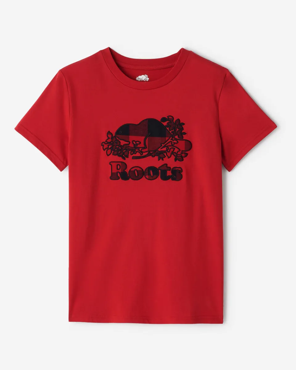 Roots Womens Cooper Park Plaid T-Shirt*Women T-Shirts & Graphic Tees|Pajamas & Lounge Sets