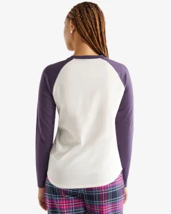 Roots Womens Cooper Plaid Long Sleeve T-Shirt*Women T-Shirts & Graphic Tees|Pajamas & Lounge Sets