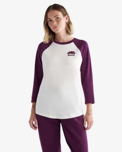 Roots Womens Organic Cooper Baseball T-shirt*Women T-Shirts & Graphic Tees