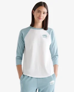 Roots Womens Organic Cooper Baseball T-Shirt*Women T-Shirts & Graphic Tees