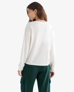 Roots Womens Organic Cooper Long Sleeve T-shirt*Women T-Shirts & Graphic Tees