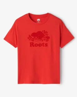 Roots Womens Organic Relaxed Cooper T-Shirt*Women T-Shirts & Graphic Tees
