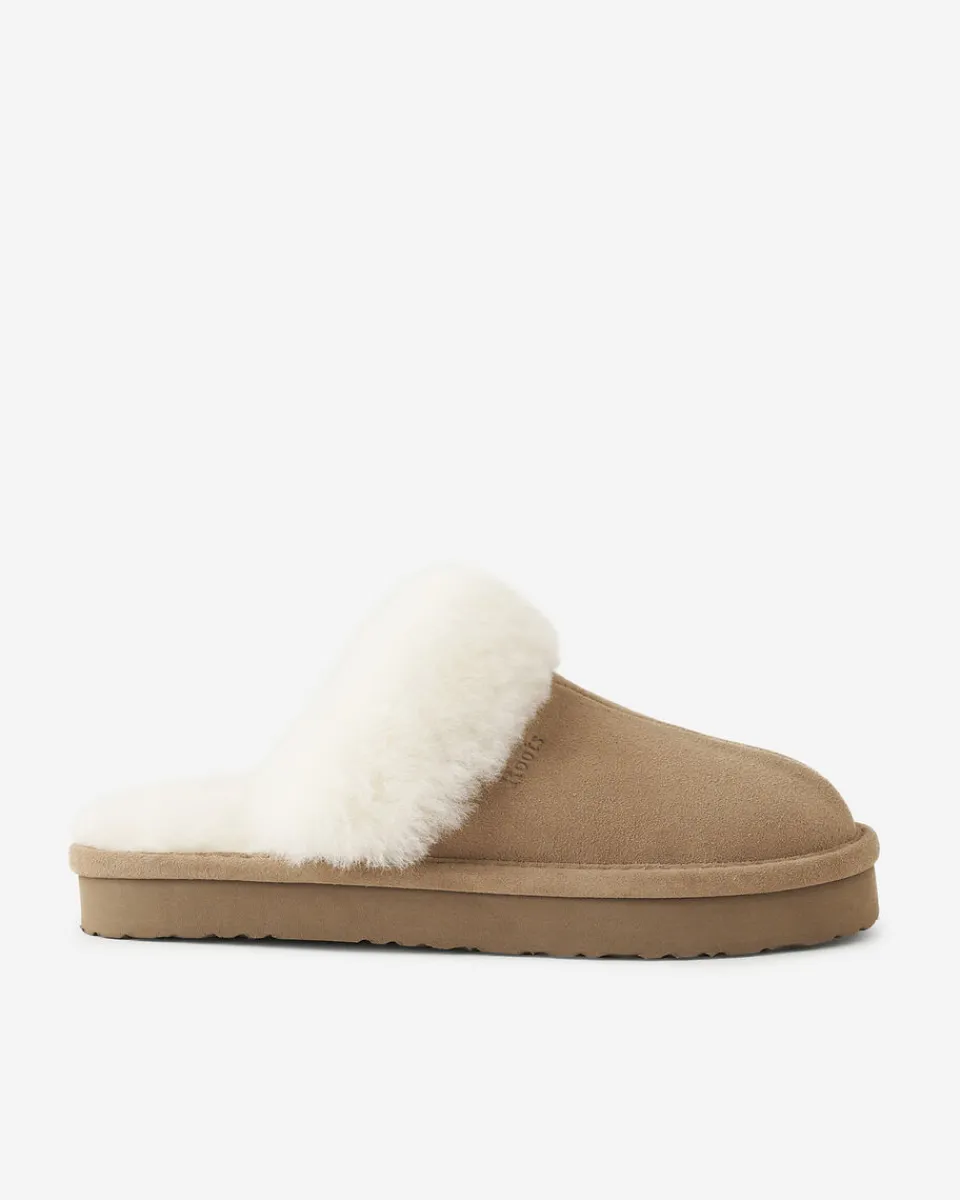 Roots Womens Shearling Platform Slipper*Women Shoes & Boots