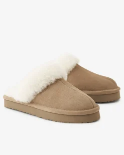 Roots Womens Shearling Platform Slipper*Women Shoes & Boots
